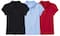 Galaxy by Harvic Short Sleeve Stretch Girl’s Pique Polo Shirt 3 Pack
